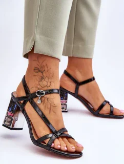 Sandály na podpatku model 179862 Step in style