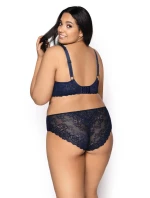 Tmavě modrá vyztužená dámská podprsenka Mat M-053/22 Carmela Big