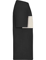 Daiber 8049 Tričko z bio bavlny "Colour-Block" 02.8049 black/sandstone