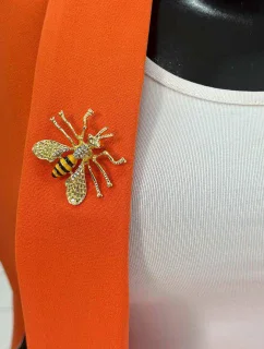 Brož včela A-2-21-9 černý