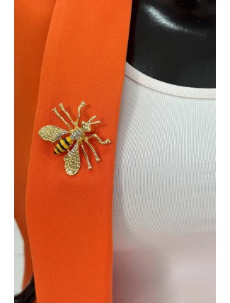 Brož včela A-2-21-9 černý Brož včela A-2-21-9 černý