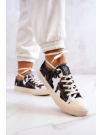 Dámské Materiál Sneakers Camo BIG STAR JJ274237 Bílo-šedé