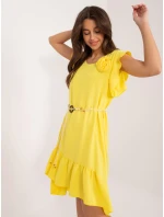 DHJ SK 8921 šaty.98 žlutá