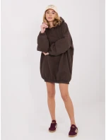 Mikina WT BL A1461.13P tmavě hnědá