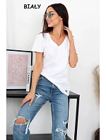 Dámské tričko Serek s krátkým rukávem hnědé - Off Pink