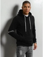 Pánská černá mikina FashionStreet BX5437