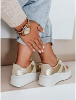 Dámské tenisky na platformě MODNIKKI gold FashionStreet ZY1004