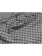 Tmavě modrá krátká lesklá dámská bunda (W586-1)