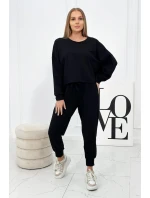 Set 2dílná mikina + kalhoty Černá Set 2dílná mikina + kalhoty Černá