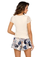 Pyžamo Sofia 1/2 Light Beige - Donna Pyžamo Sofia 1/2 Light Beige - Donna