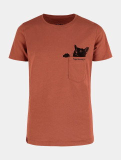 Volcano Regular Silhouette T-Shirt T-Cat Junior G02370-W22 Terracotta