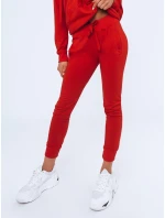 Dámské tepláky LARA červená FashionStreet UY0954 Dámské tepláky LARA červená FashionStreet UY0954