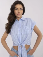 Košile NM BZ KA 01147.62P bílo-modrá
