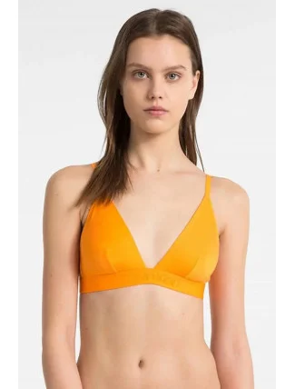 Podprsenka bez kostice QF4945E-5FQ oranžová - Calvin Klein