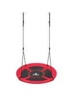 ZAHRADNÍ HOUPAČKA ČAPÍ HNÍZDO 110CM XXXL ČERVENÁ
