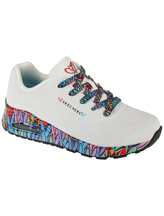 Skechers Uno - Ravaged Love 177918-WMLT White 36