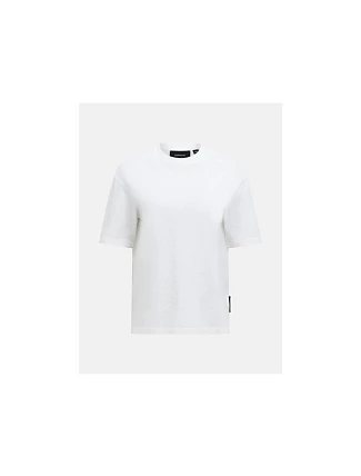 Mikina PEAK PERFORMANCE W Heavy Cotton Tee, bílá Mikina PEAK PERFORMANCE W Heavy Cotton Tee, bílá