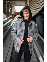 Daiber JN 1872 Prošívaná košilová bunda 02.1872 dusty brown/cement Daiber JN 1872 Prošívaná košilová bunda 02.1872 dusty brown/cement