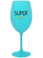 SUPER TÁTA - tyrkysový pohár na víno 350 ml SUPER TÁTA - tyrkysový pohár na víno 350 ml