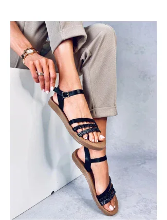 Dámské sandály 2107 model 181883 černé - Inello Dámské sandály 2107 model 181883 černé - Inello