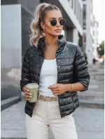 Dámská prošívaná oboustranná bunda FLORIS černá FashionStreet TY2751