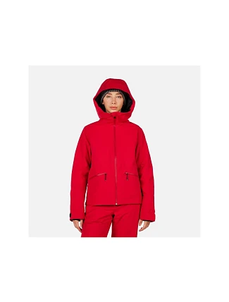 Dámská lyžařská bunda ROSSIGNOL W ROCHRUN INSULATED JKT, červená Dámská lyžařská bunda ROSSIGNOL W ROCHRUN INSULATED JKT, červená