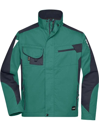 Daiber JN 821 Pracovní bunda - Strong 02.0821 dark green/black