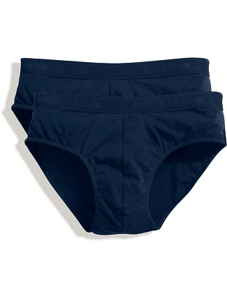 Fruit of the Loom Classic Sport 2-Pack Pánské sportovní slipy, balení po 2 ks 16.7018 underwear navy/underwear navy