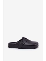 Pěnové Pantofle Pánské S Přezkou Big Star RR174A022 Černé Pěnové Pantofle Pánské S Přezkou Big Star RR174A022 Černé