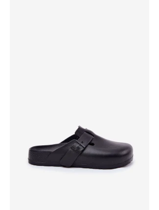 Pěnové Pantofle Pánské S Přezkou Big Star RR174A022 Černé Pěnové Pantofle Pánské S Přezkou Big Star RR174A022 Černé