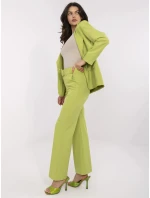 Kalhoty DHJ SP 18737.08 limetkově zelené