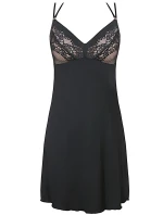 Noční košile Casilda black - NIPPLEX