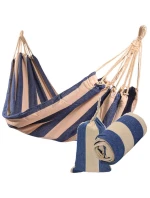 ZAHRADNÍ HAMMAK 1 OSOBNÍ 200x100 cm S PŘIKRÝVKOU 1064024