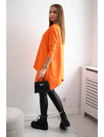 Oversize halenka oranžová Oversize halenka oranžová