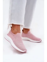 Nazouvací Textilní Sportovní Boty Dámské Černé Minstina