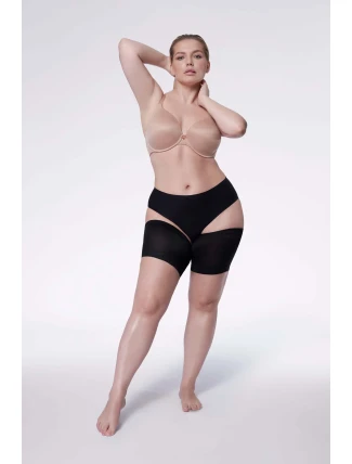 Komfortní stehenní pásky černé - Julimex Komfortní stehenní pásky černé - Julimex