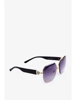 Dámské sluneční brýle UV400 černo-zlaté