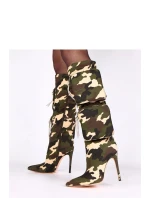 Kozačky na podpatku  model 221361 Solea