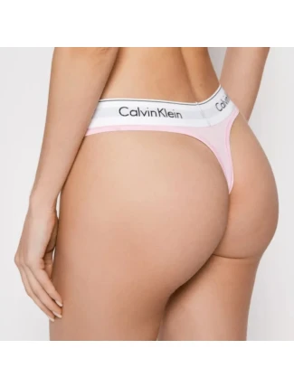 Dámská tanga F3786E - 2NT světle růžová - Calvin Klein Dámská tanga F3786E - 2NT světle růžová - Calvin Klein