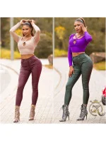 Sexy kožené kalhoty 2348 - Koucla