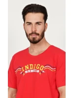 Pánské pyžamo kapri Indigo Pánské pyžamo kapri Indigo