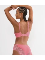 Dámská podprsenka Wild Peony Florale W01 - RED - růžová 3880 - TRIUMPH