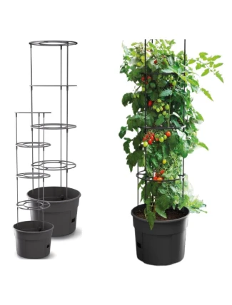 KVĚTINÁČ NA SÁZENÍ RAJČAT S ŽEBŘÍKEM O OBJEMU 12 L