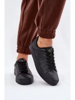 Dámské nízké tenisky z ECO kůže Big Star – černé