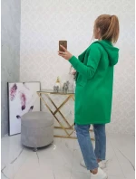 Zateplená mikina s kapucí 21622 zelená - Kesi