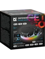 DEFENDER SPEAKER ENJOY 40 7W BLUETOOTH 5.3, LED OSVĚTLENÍ 65141