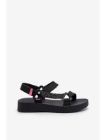 Vonné sandály na suchý zip ZAXY LL285062 Černé Vonné sandály na suchý zip ZAXY LL285062 Černé