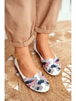 Dámské Kožené Baleríny Maciejka Bílé 01358-21