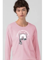 Vamp - Dámské bavlněné pyžamo s manžetami 19960 - Vamp Vamp - Dámské bavlněné pyžamo s manžetami 19960 - Vamp