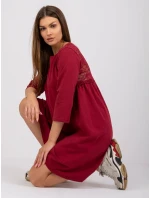 Šaty RV SK 7321.70 bordó Šaty RV SK 7321.70 bordó
